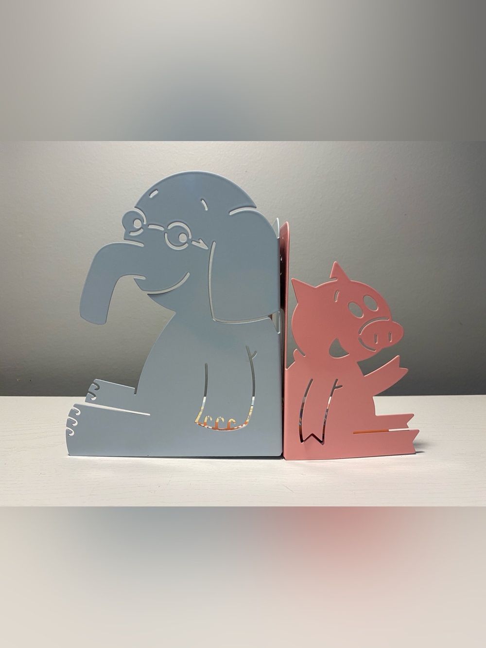 Mo Willems’ Elephant & Piggie Metal Bookends